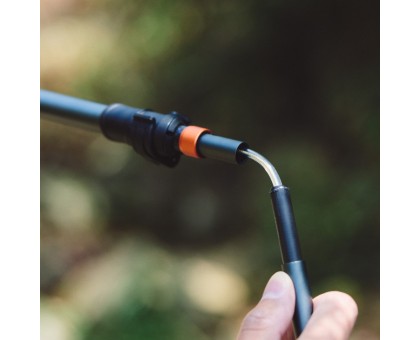 Надійна трекінгова палиця Naturehike CNK2450DS013 чорна 103-120 см