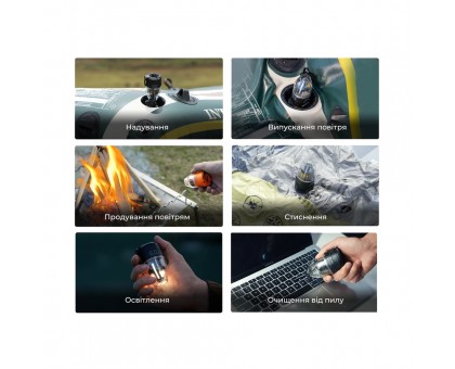 Насос-ліхтар Flextail Max Pump 3 (білий) – Кемпінговий насос Насос-ліхтар Flextail Max Pump 3 (білий) – Кемпінговий насос