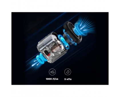 Flextail Evo Pump 3: Портативний повітряний насос 1000 л/хв, чорний Flextail Evo Pump 3: Портативний повітряний насос 1000 л/хв, чорний