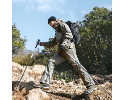 Легка трекінгова палиця Naturehike ST06 біла 3-секційна 60-120 см