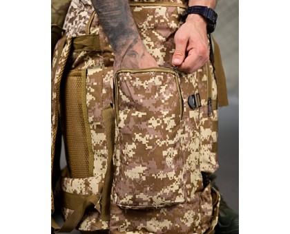 Тактичний рюкзак Baksik 50L Pixel: 50 л, надійний, камуфляж Піксель Тактичний рюкзак Baksik 50L Pixel: 50 л, надійний, камуфляж Піксель