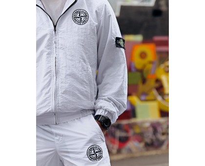Stone Island Submariner White: Спортивний Костюм для Стильних Чоловіків