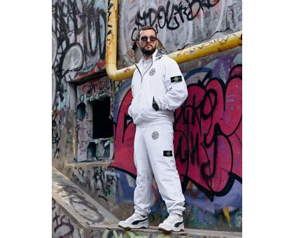 Stone Island Submariner White: Спортивний Костюм для Стильних Чоловіків