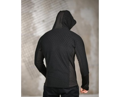 Тактична флісова кофта Polar Black: Надійність і комфорт в екстримі