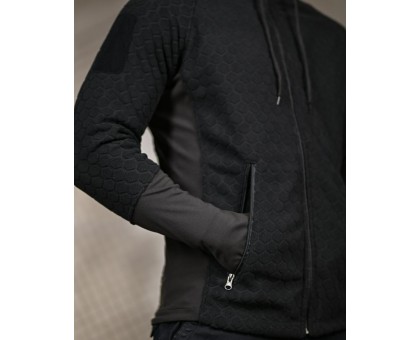 Тактична флісова кофта Polar Black: Надійність і комфорт в екстримі