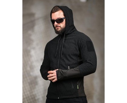 Тактична флісова кофта Polar Black: Надійність і комфорт в екстримі