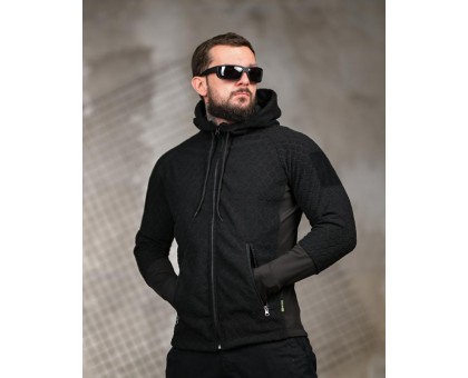 Тактична флісова кофта Polar Black: Надійність і комфорт в екстримі