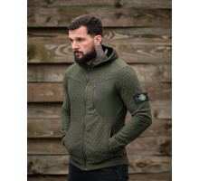 Флісова кофта Stone Island Honeycomb Green