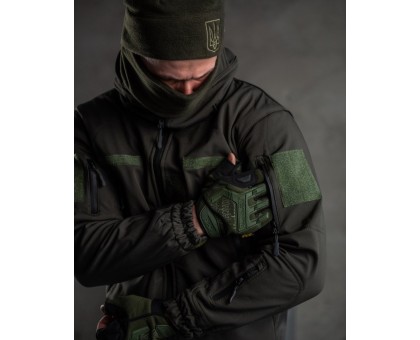 Тактичний костюм SoftShell Aura Olive: водонепроникний, дихаючий, легкий