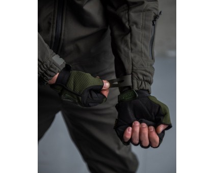 Тактичний костюм SoftShell Aura Olive: водонепроникний, дихаючий, легкий