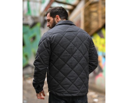 Куртка-сорочка Cutter Black утеплена Slimtex: чоловіча фланелева для осені