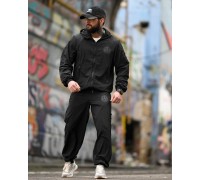 Чоловічий спортивний костюм SI Injastis Total Black