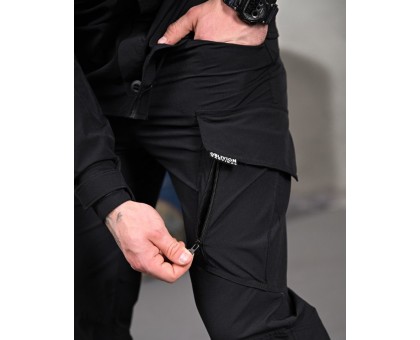 Тактичний костюм Oblivion Urban Black T800: Надійний та дихаючий