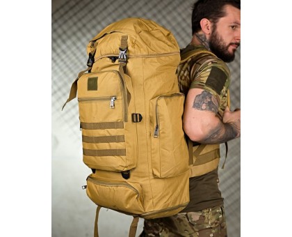 Рюкзак тактичний Baksik 50L Coyote: Готовий до будь-яких викликів