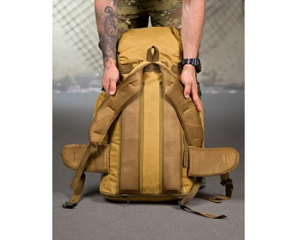 Рюкзак тактичний Baksik 50L Coyote: Готовий до будь-яких викликів