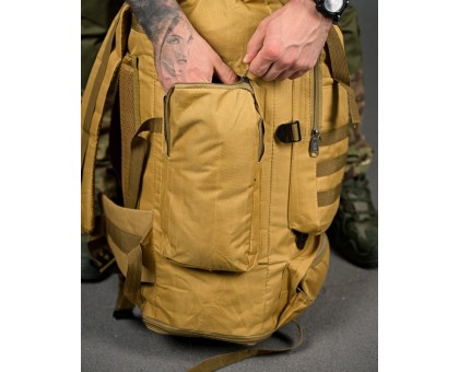Рюкзак тактичний Baksik 50L Coyote: Готовий до будь-яких викликів
