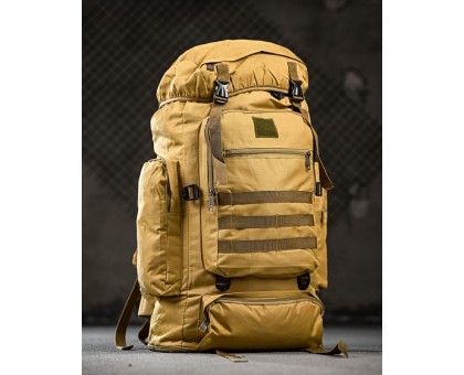 Рюкзак тактичний Baksik 50L Coyote: Готовий до будь-яких викликів