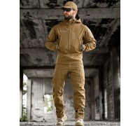 Тактичний костюм SoftShell Aura Coyote