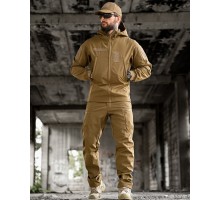 Тактичний костюм SoftShell Aura Coyote
