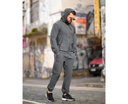 Теплий чоловічий спортивний костюм Ranger Grey: комфорт, стиль, тепло