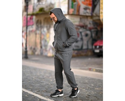Теплий чоловічий спортивний костюм Ranger Grey: комфорт, стиль, тепло