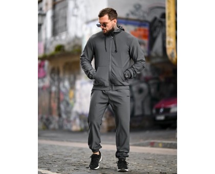 Теплий чоловічий спортивний костюм Ranger Grey: комфорт, стиль, тепло