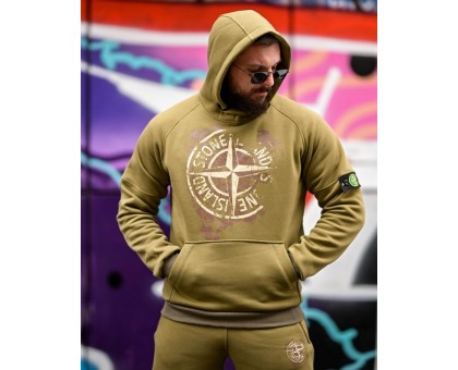 Теплий спортивний костюм Stone Island Gerona Olive: Стиль та комфорт