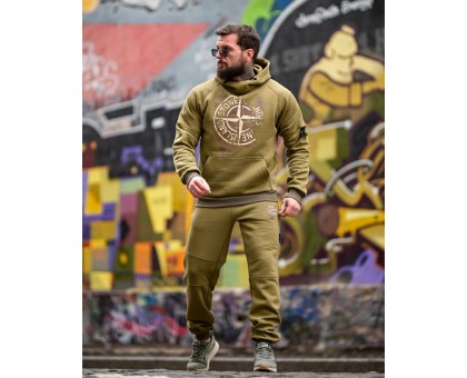 Теплий спортивний костюм Stone Island Gerona Olive: Стиль та комфорт