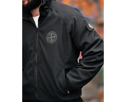 Чоловіча мембранна вітровка SI Pancer Black: тактика та захист від вітру