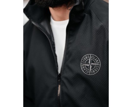 Чоловіча мембранна вітровка SI Pancer Black: тактика та захист від вітру