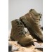 Надійні зимові тактичні напівчеревики Крейзі Олива Хутро