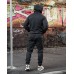 Чоловічий спортивний костюм Agesis Black: Стильний Комфорт для Тренувань