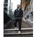 Чоловічий спортивний костюм Agesis Black: Стильний Комфорт для Тренувань