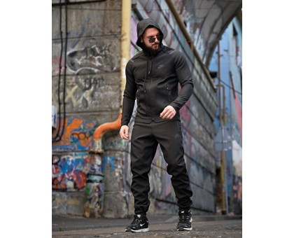 Костюм SoftShell NK Black: Тактичний захист та комфорт у русі Костюм SoftShell NK Black: Тактичний захист та комфорт у русі
