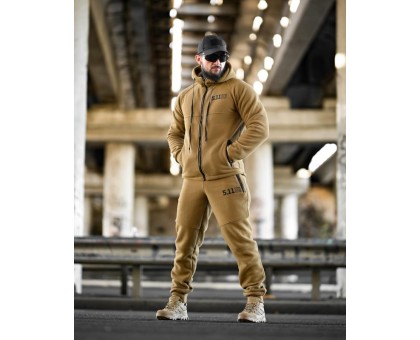 Чоловічий флісовий костюм 5.11 Coyote: Тепло та комфорт