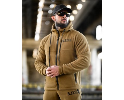 Чоловічий флісовий костюм 5.11 Coyote: Тепло та комфорт