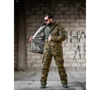 Зимовий тактичний костюм Northern Multicam (ріп-стоп, omniheat, півкомбінезон)