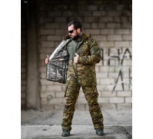 Зимовий тактичний костюм Northern Multicam (ріп-стоп, omniheat, півкомбінезон)