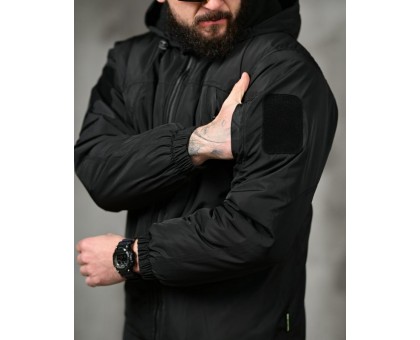 Зимова тактична куртка 7.62 Winter Black: Надійність в Екстримі