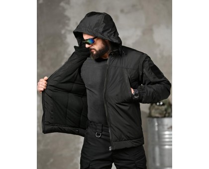 Зимова тактична куртка 7.62 Winter Black: Надійність в Екстримі