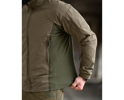 Надійна тактична куртка Yinren Hunter Olive FZ 2.0 весна-осінь