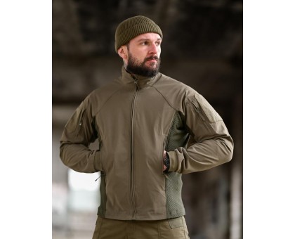 Надійна тактична куртка Yinren Hunter Olive FZ 2.0 весна-осінь