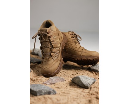 Зимові тактичні напівчеревики Крейзі Койот Хутро: Тепло та комфорт