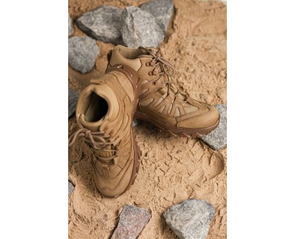 Зимові тактичні напівчеревики Крейзі Койот Хутро: Тепло та комфорт