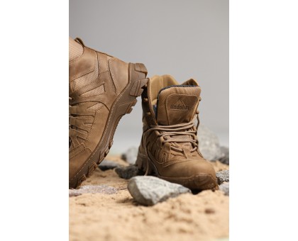 Зимові тактичні напівчеревики Крейзі Койот Хутро: Тепло та комфорт