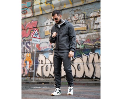 Чоловічий спортивний костюм Agesis Grey: Комфортний стиль для тренувань
