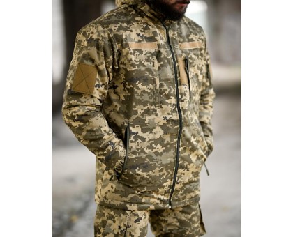 Зимовий тактичний костюм Northern Pixel: ріп-стоп, omniheat, півкомбінезон