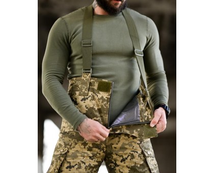 Зимовий тактичний костюм Northern Pixel: ріп-стоп, omniheat, півкомбінезон