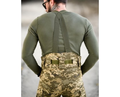 Зимовий тактичний костюм Northern Pixel: ріп-стоп, omniheat, півкомбінезон