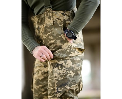 Зимовий тактичний костюм Northern Pixel: ріп-стоп, omniheat, півкомбінезон